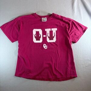 Gameday Oklahoma Sooners OU Crimson Graphic T-Shirt Mens XL Red Short Sleeve
